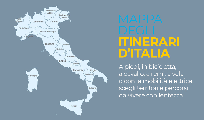 Mappa degli Itinerari d'Italia